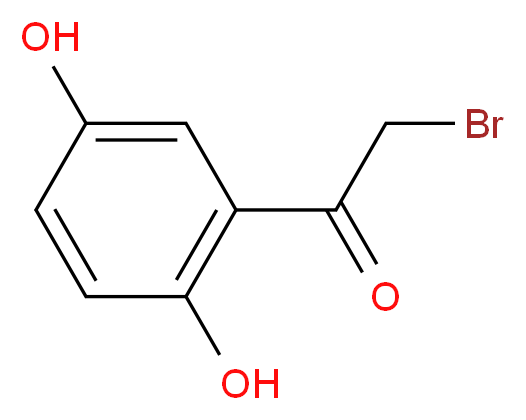 2,5-Dihydroxyphenacyl bromide_分子结构_CAS_25015-91-2)