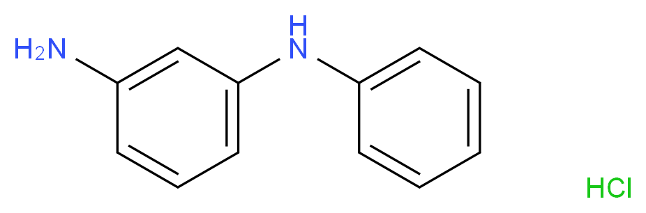 N-(3-aminophenyl)-N-phenylamine hydrochloride_分子结构_CAS_5840-03-9)