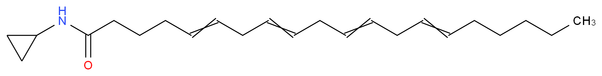 Arachidonylcyclopropylamide_分子结构_CAS_)