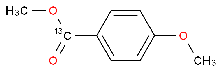 methyl 4-methoxybenzoate_分子结构_CAS_93627-95-3