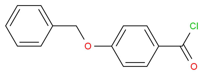 4-苄氧基苯甲酰氯_分子结构_CAS_1486-50-6)