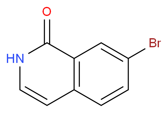 7-BROMOISOQUINOLIN-1(2H)-ONE_分子结构_CAS_223671-15-6)