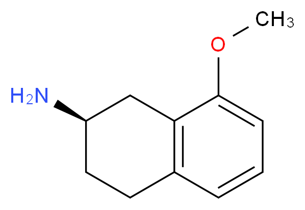 (R)-8-Methoxy-1,2,3,4-tetrahydro-naphthalen-2-ylamine_分子结构_CAS_127165-18-8)