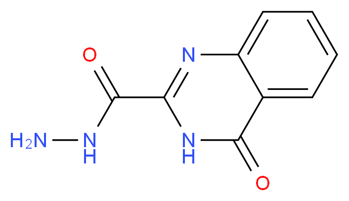 4-oxo-3,4-dihydroquinazoline-2-carbohydrazide_分子结构_CAS_34632-71-8