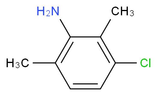 3-Chloro-2,6-dimethylaniline_分子结构_CAS_26829-77-6)