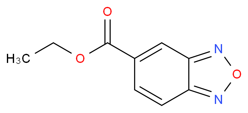 ethyl 2,1,3-benzoxadiazole-5-carboxylate_分子结构_CAS_36389-07-8