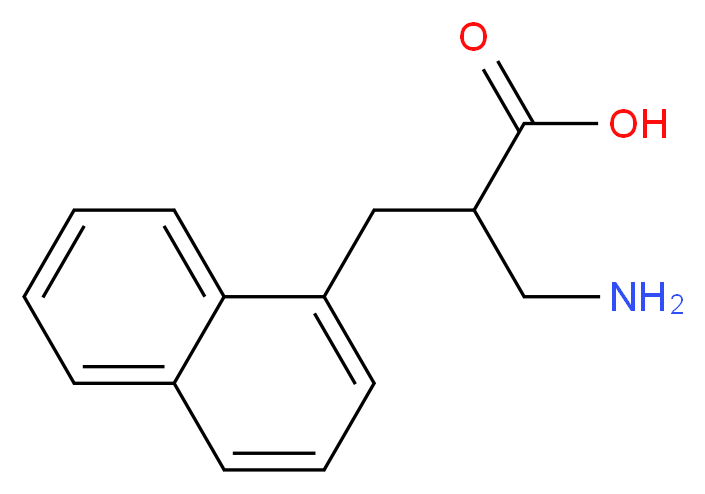2-AMINOMETHYL-3-NAPHTHALEN-1-YL-PROPIONIC ACID_分子结构_CAS_)
