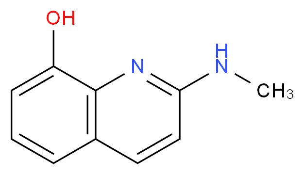 2-(methylamino)quinolin-8-ol_分子结构_CAS_70125-17-6