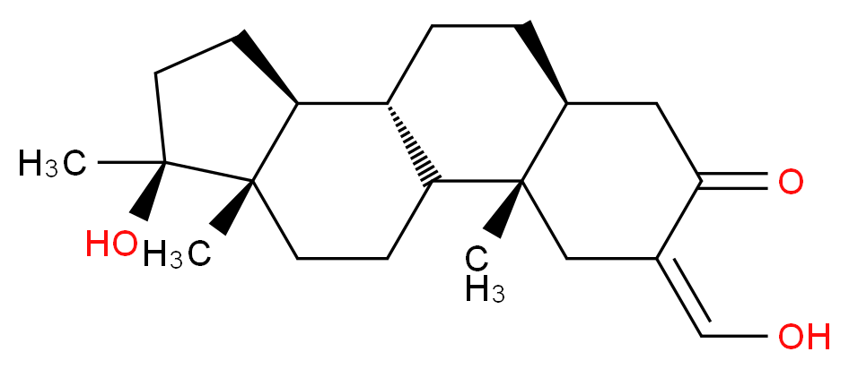 羟甲烯龙_分子结构_CAS_434-07-1)