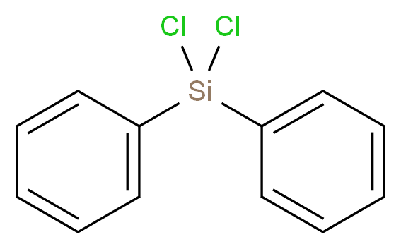 dichlorodiphenylsilane_分子结构_CAS_80-10-4