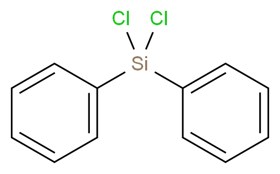 DICHLORODIPHENYLSILANE PRACTICAL GRADE_分子结构_CAS_80-10-4)