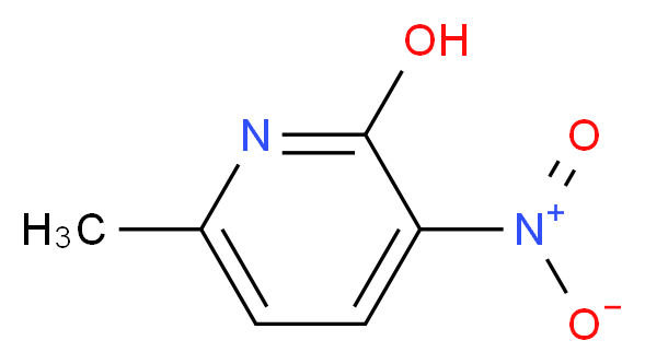 2-Hydroxy-6-methyl-3-nitropyridine_分子结构_CAS_39745-39-6)