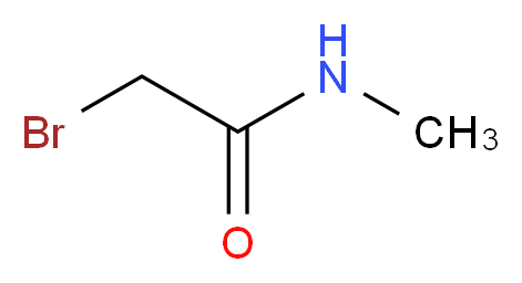 2-Bromo-N-methyl-acetamide_分子结构_CAS_34680-81-4)