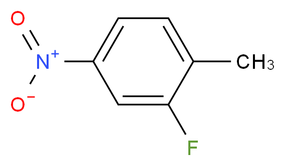 2-Fluoro-4-nitrotoluene_分子结构_CAS_1427-07-2)