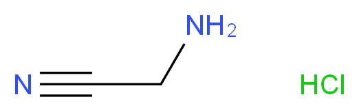 2-aminoacetonitrile hydrochloride_分子结构_CAS_6011-14-9)