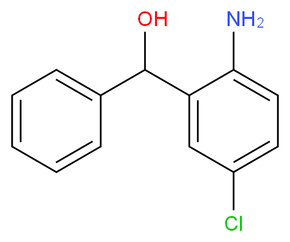 (2-amino-5-chlorophenyl)(phenyl)methanol_分子结构_CAS_7039-50-1