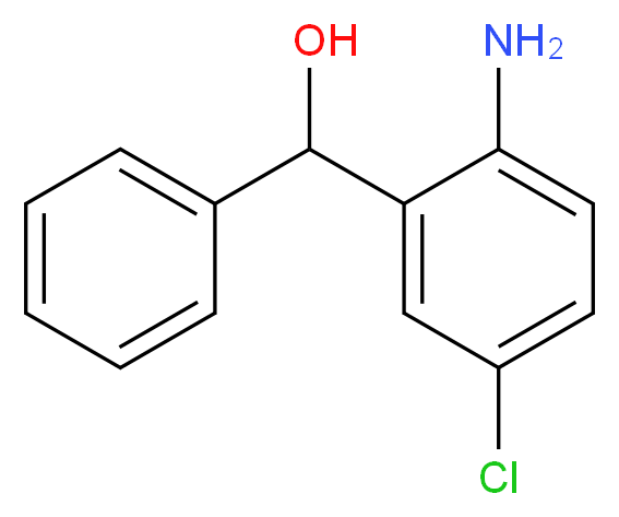 2-Amino-5-chlorobenzhydrol_分子结构_CAS_7039-50-1)