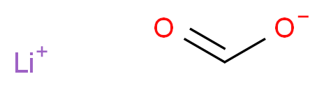 lithium(1+) ion formate_分子结构_CAS_556-63-8