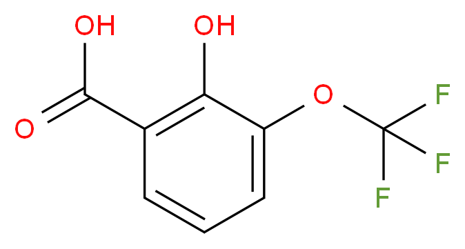 2-hydroxy-3-(trifluoromethoxy)benzoic acid_分子结构_CAS_773873-50-0)