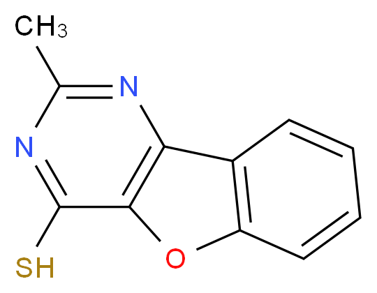2-Methyl-benzo[4,5]furo[3,2-d]pyrimidine-4-thiol_分子结构_CAS_)
