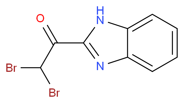 1-(1H-1,3-benzodiazol-2-yl)-2,2-dibromoethan-1-one_分子结构_CAS_56653-42-0