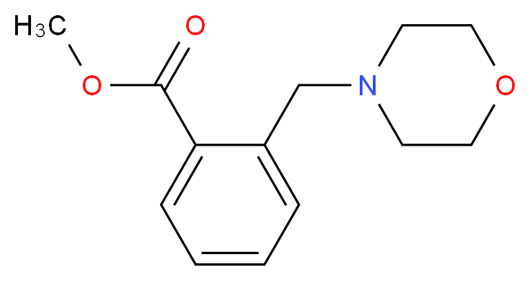 Methyl 2-(morpholinomethyl)benzoate_分子结构_CAS_135651-46-6)