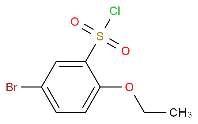 5-bromo-2-ethoxybenzene-1-sulfonyl chloride_分子结构_CAS_379255-01-3