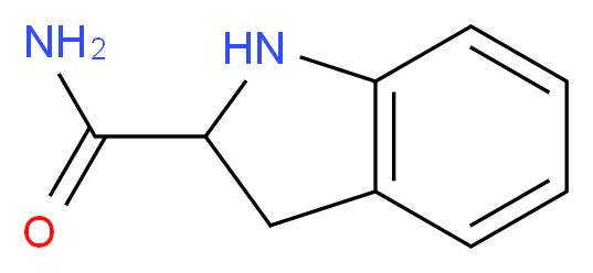 2,3-dihydro-1H-indole-2-carboxamide_分子结构_CAS_108906-13-4