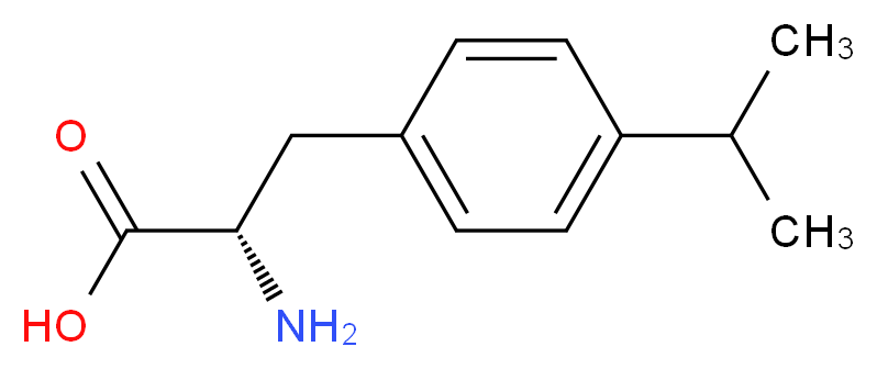 (S)-2-AMINO-3-(4-ISOPROPYL-PHENYL)PROPIONIC ACID_分子结构_CAS_216007-00-0)