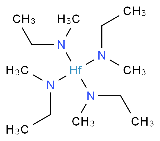 ethyl(methyl){tris[ethyl(methyl)amino]hafnio}amine_分子结构_CAS_352535-01-4