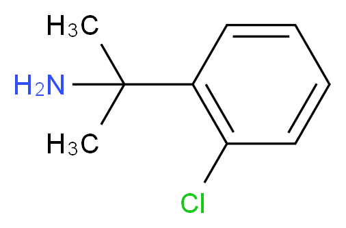 2-(2-chlorophenyl)propan-2-amine_分子结构_CAS_50481-48-6