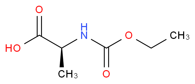 (S)-2-((Ethoxycarbonyl)aMino)propanoic acid_分子结构_CAS_16639-86-4)