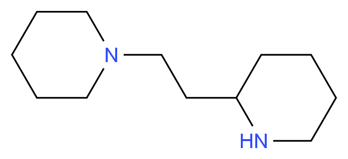 1-Piperidino-2-[2]piperidyl-ethane_分子结构_CAS_14759-07-0)