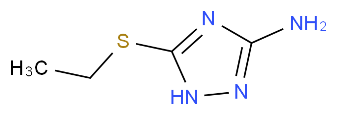 5-(ethylsulfanyl)-1H-1,2,4-triazol-3-amine_分子结构_CAS_51420-35-0