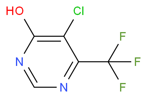 5-CHLORO-4-HYDROXY-6-TRIFLUOROMETHYL-PYRIMIDINE_分子结构_CAS_126538-83-8)