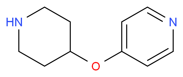 4-(4-piperidinyloxy)pyridine_分子结构_CAS_224178-65-8)