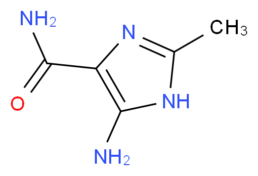 5-amino-2-methyl-1H-imidazole-4-carboxamide_分子结构_CAS_37800-98-9)