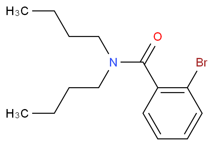 2-bromo-N,N-dibutylbenzamide_分子结构_CAS_349092-70-2