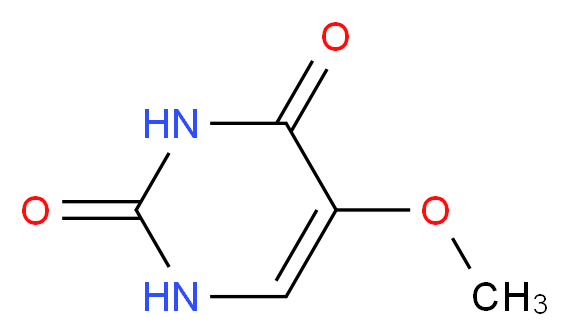 2,4-Dihydroxy-5-methoxypyrimidine_分子结构_CAS_6623-81-0)