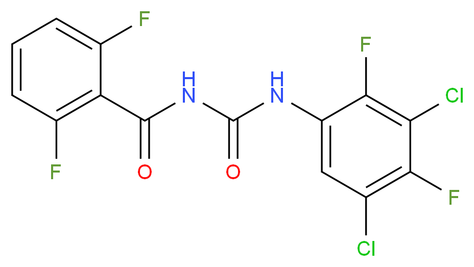 伏虫隆_分子结构_CAS_83121-18-0)