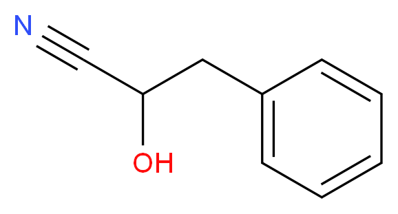 2-hydroxy-3-phenylpropanenitrile_分子结构_CAS_50353-47-4