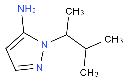 1-(3-methylbutan-2-yl)-1H-pyrazol-5-amine_分子结构_CAS_1015845-91-6