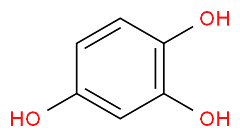 1,2,4-Benzenetriol_分子结构_CAS_533-73-3)