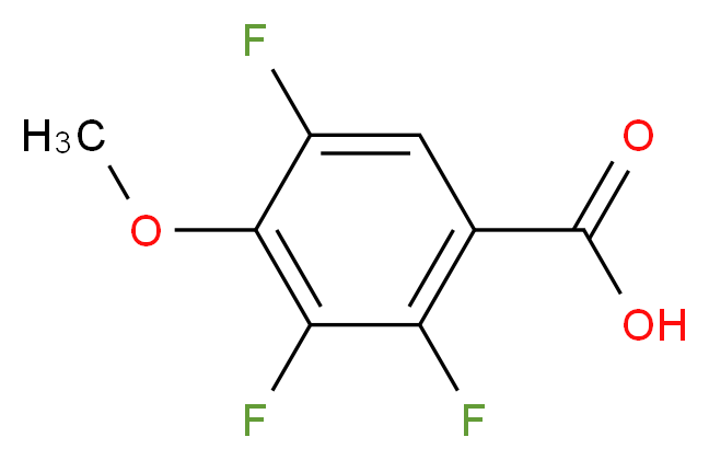 4-Methoxy-2,3,5-trifluorobenzoic acid_分子结构_CAS_1003709-67-8)