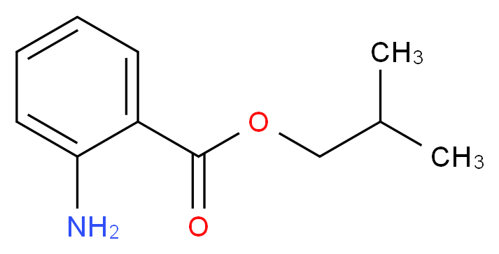 Isobutyl 2-aminobenzoate_分子结构_CAS_7779-77-3)