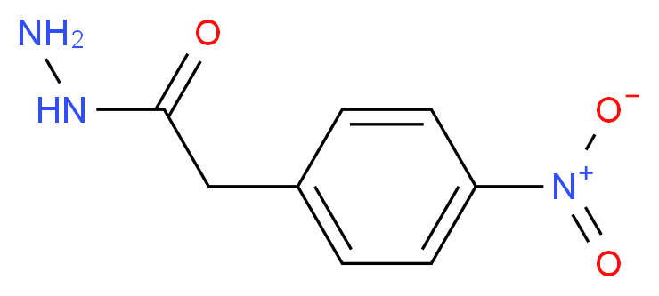 2-(4-Nitrophenyl)acetohydrazide_分子结构_CAS_)
