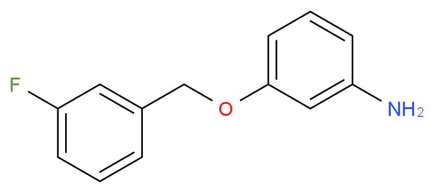 3-[(3-fluorophenyl)methoxy]aniline_分子结构_CAS_)