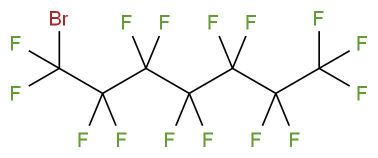 1-bromo-1,1,2,2,3,3,4,4,5,5,6,6,7,7,7-pentadecafluoroheptane_分子结构_CAS_375-88-2