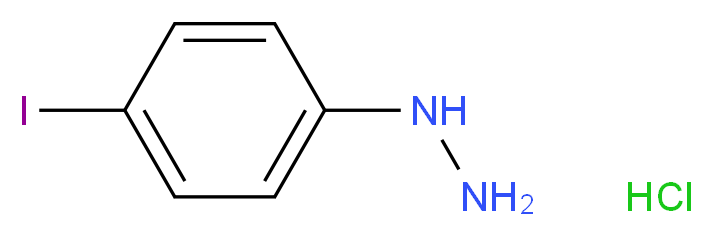 4-Iodophenylhydrazine hydrochloride_分子结构_CAS_)