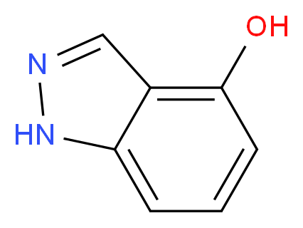 1H-indazol-4-ol_分子结构_CAS_81382-45-8